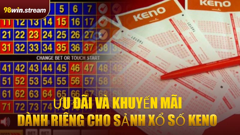 Ưu đãi và khuyến mãi dành riêng cho sảnh Xổ Số Keno